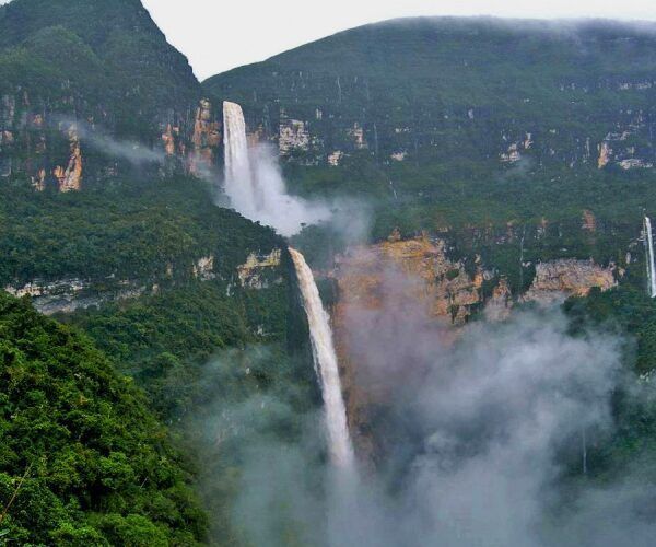 The Gocta waterfalls, an incredible view from afar