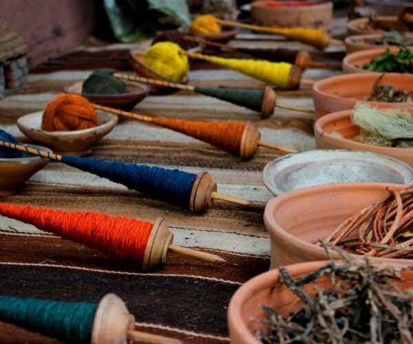 andean textiles, which locals practice with passion inca