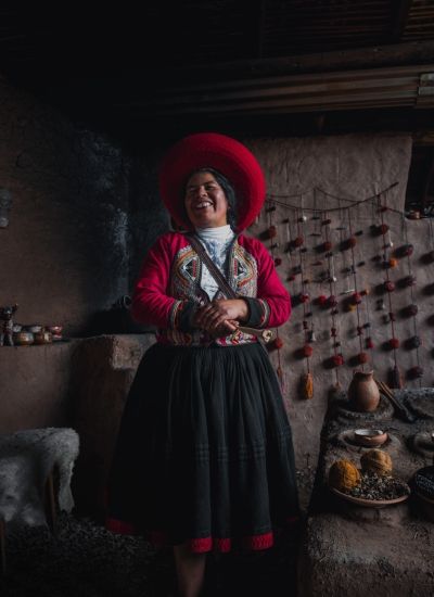 andean people in peru